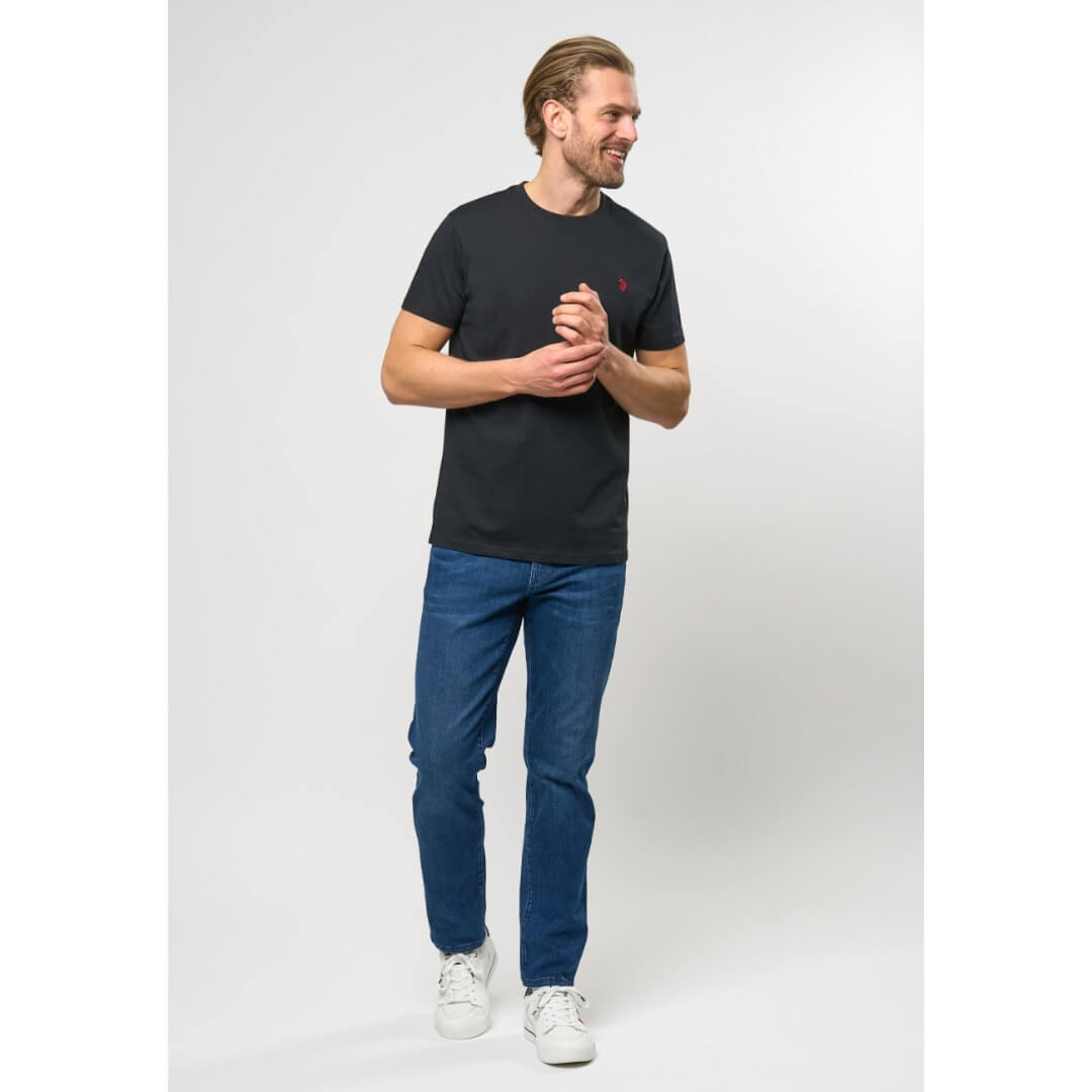 U.S. POLO ASSN t-paita, musta - Moment.fi