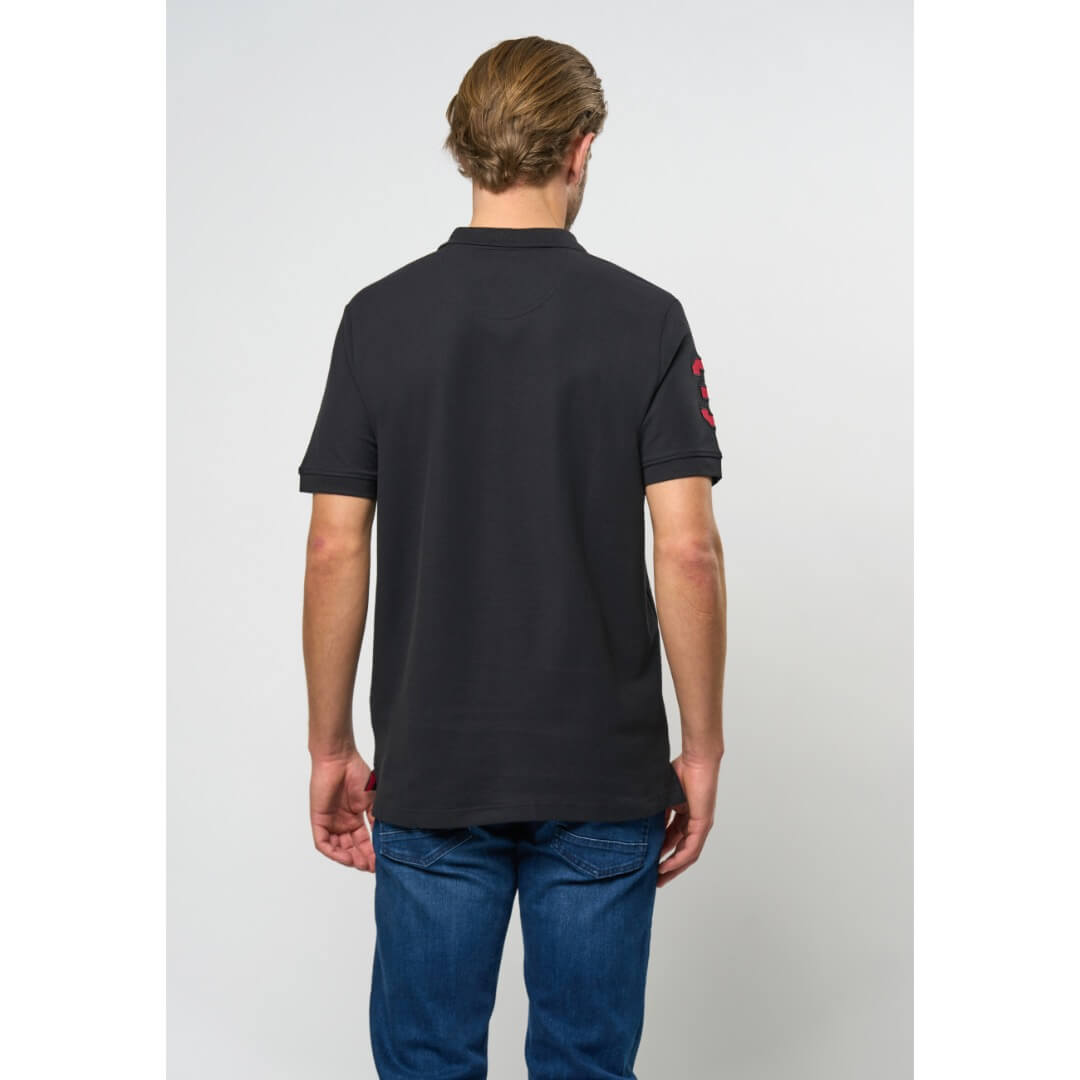 U.S. POLO ASSN pikee prode, musta - Moment.fi