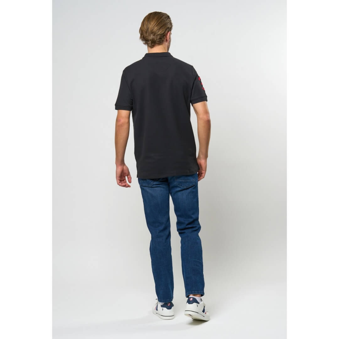 U.S. POLO ASSN pikee prode, musta - Moment.fi