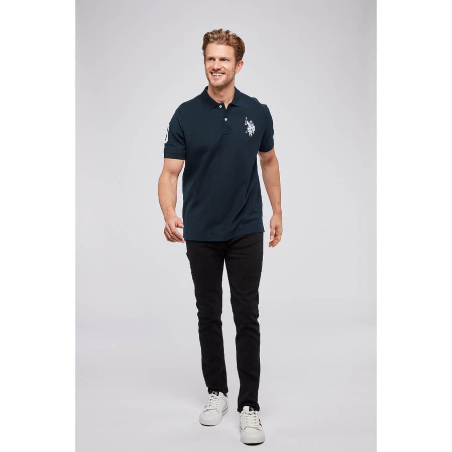 U.S. POLO ASSN pikee prode, tummansininen - Moment.fi