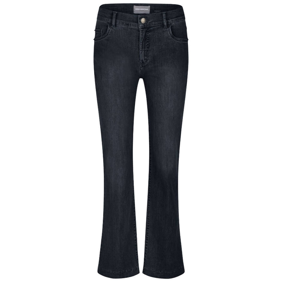 Anna Montana farkku bootcut, tummansininen - Moment.fi