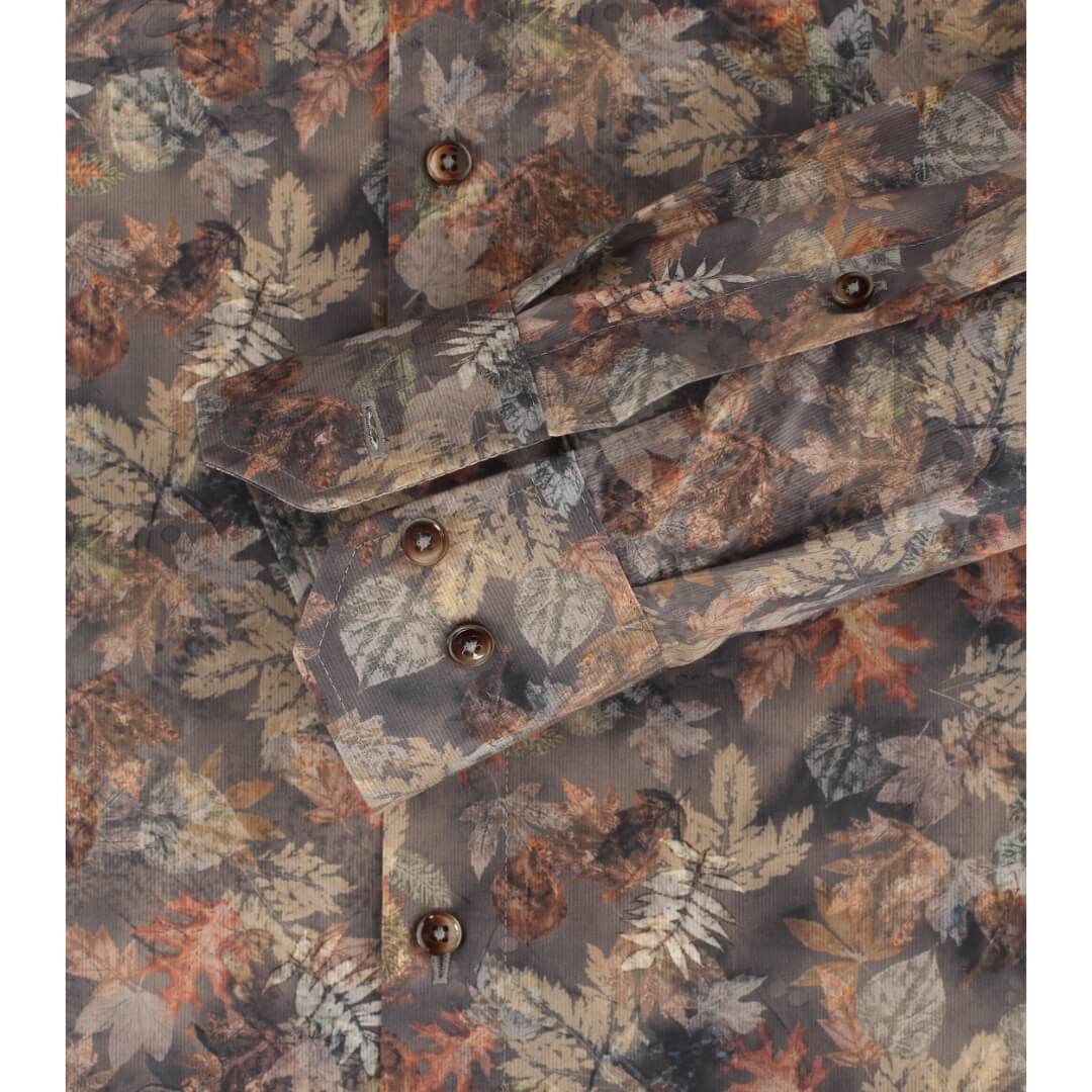 Venti kuosipaita, ruskea - Moment.fi