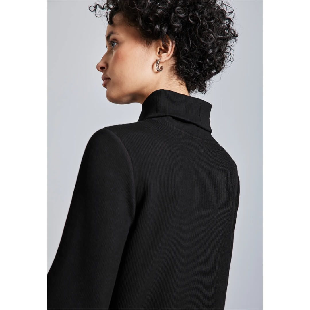 Street One mekko rib, musta - Moment.fi