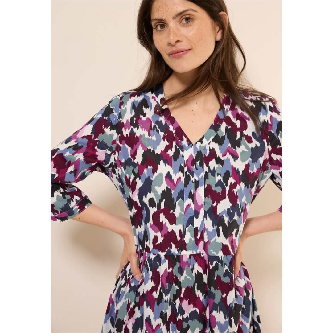 Cecil kuosimekko, fuksia - Moment.fi