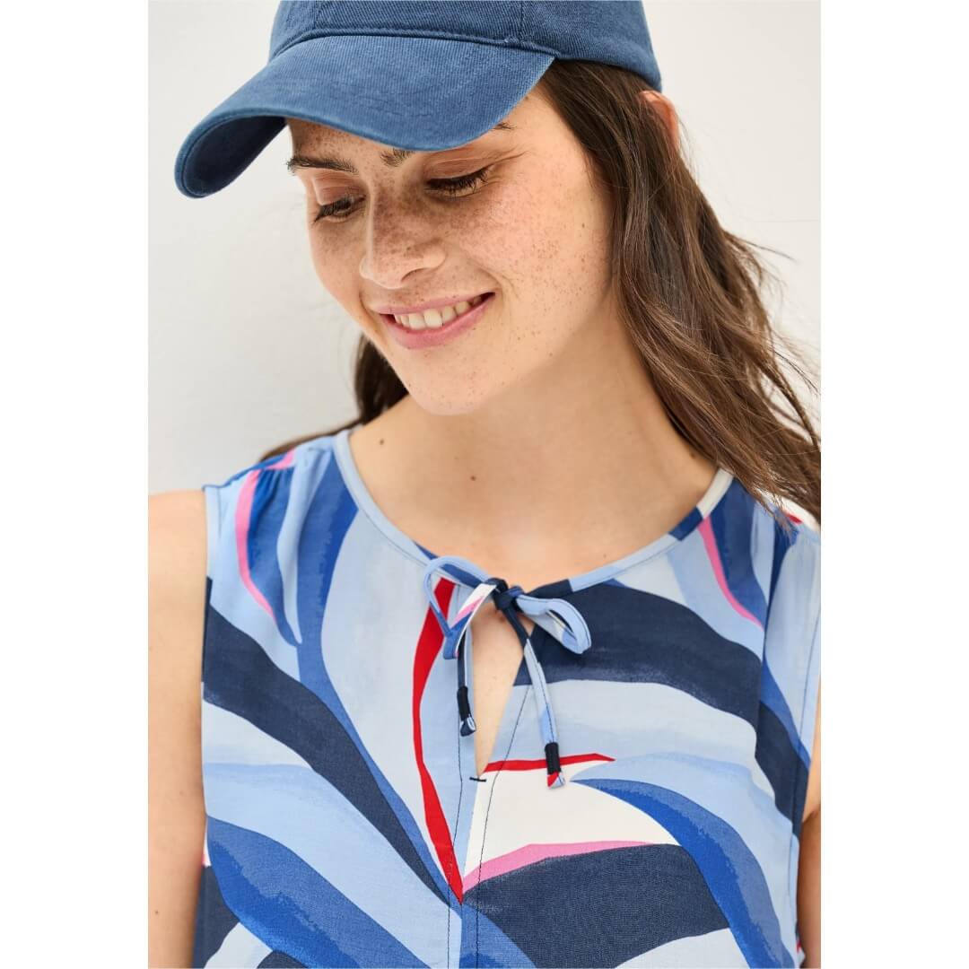 Cecil kuosimekko, sininen - Moment.fi