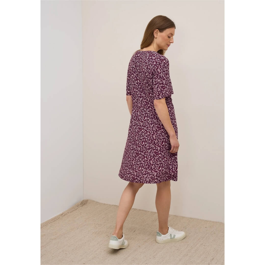 Cecil kuosimekko, viininpunainen - Moment.fi