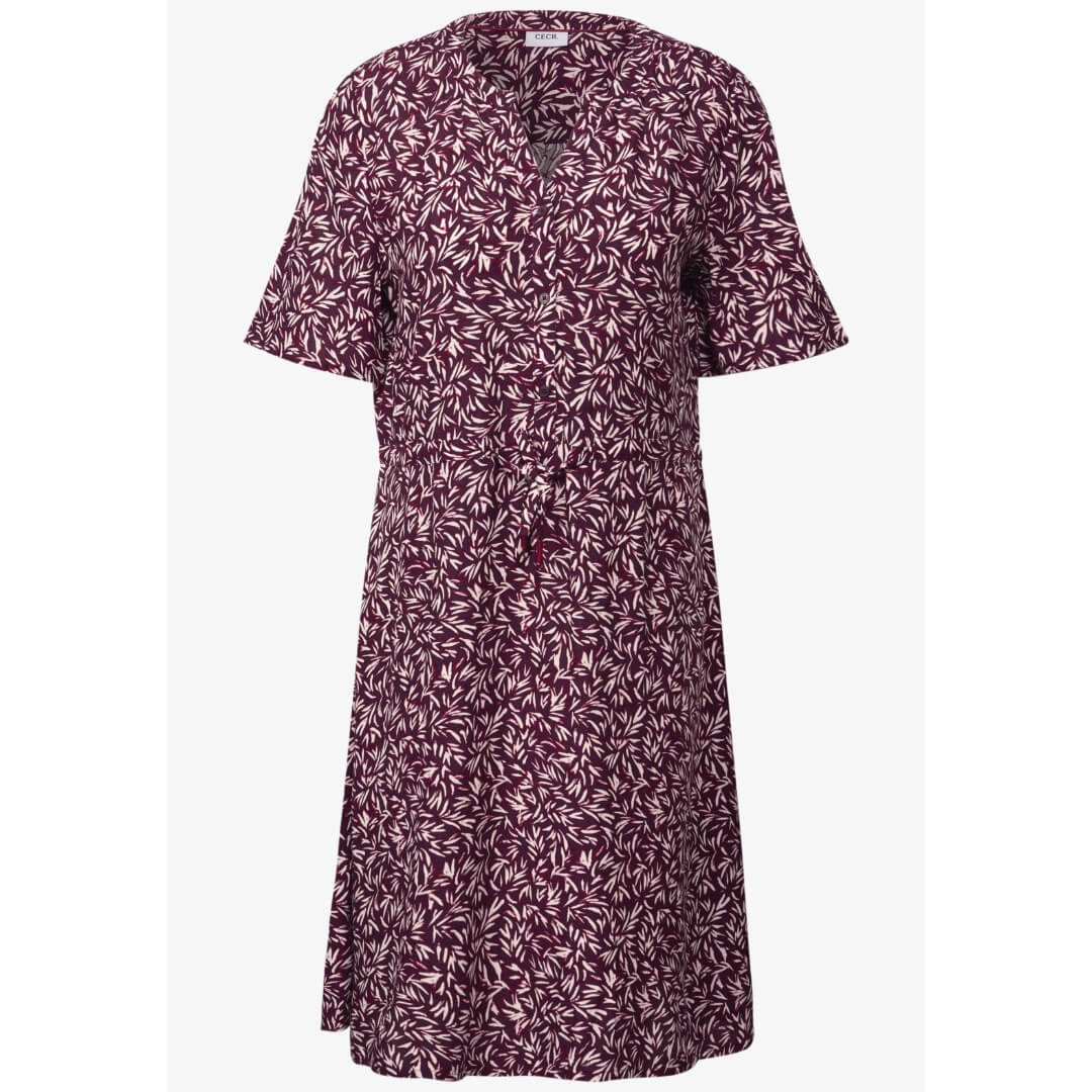 Cecil kuosimekko, viininpunainen - Moment.fi
