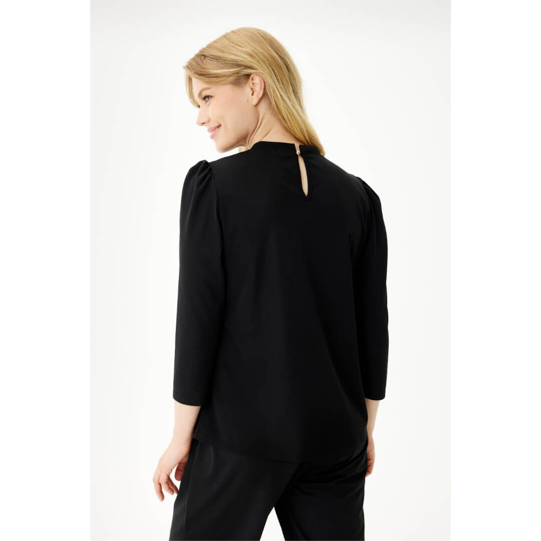 In Front paita Grazia 3/4, musta - Moment.fi
