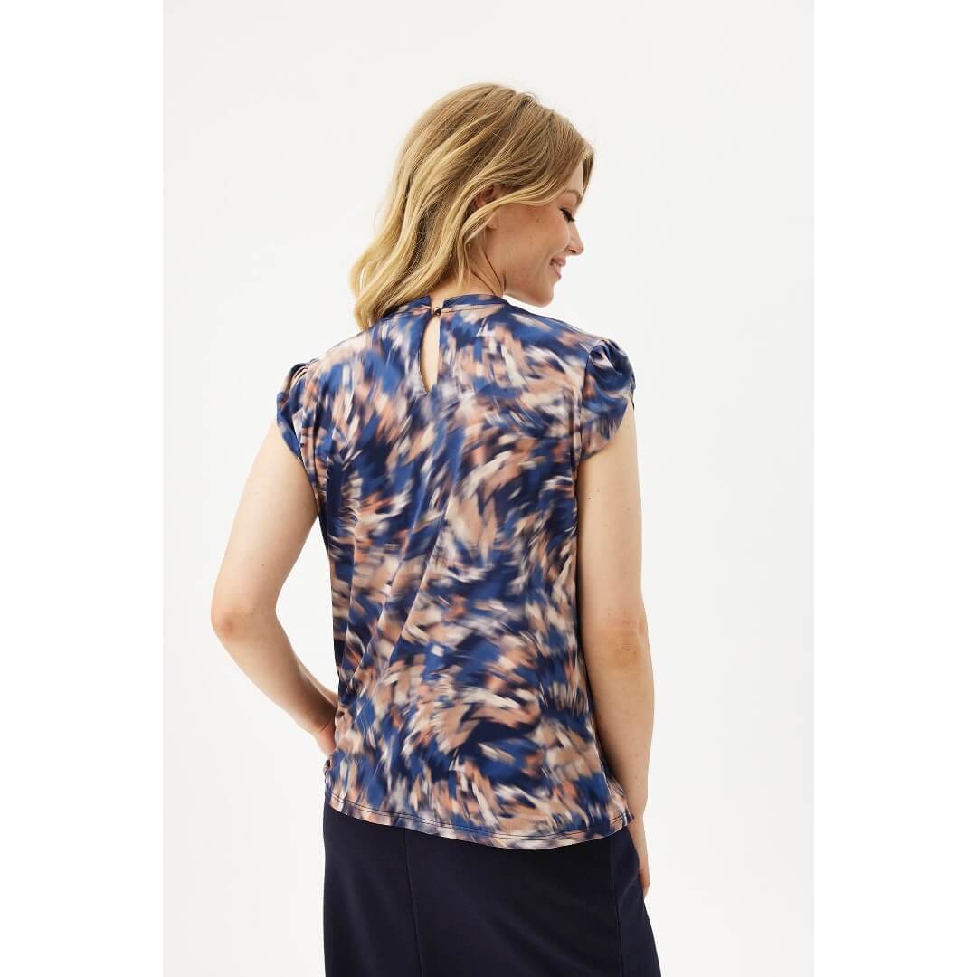 In Front kuosipaita 1/2, sininen - Moment.fi