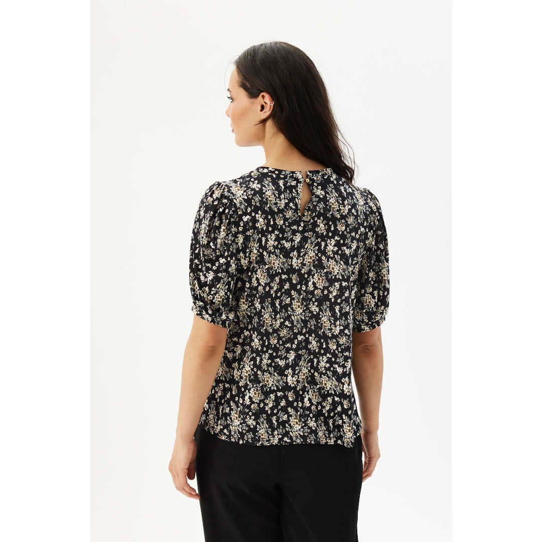 In Front kuosipaita 1/2, musta - Moment.fi