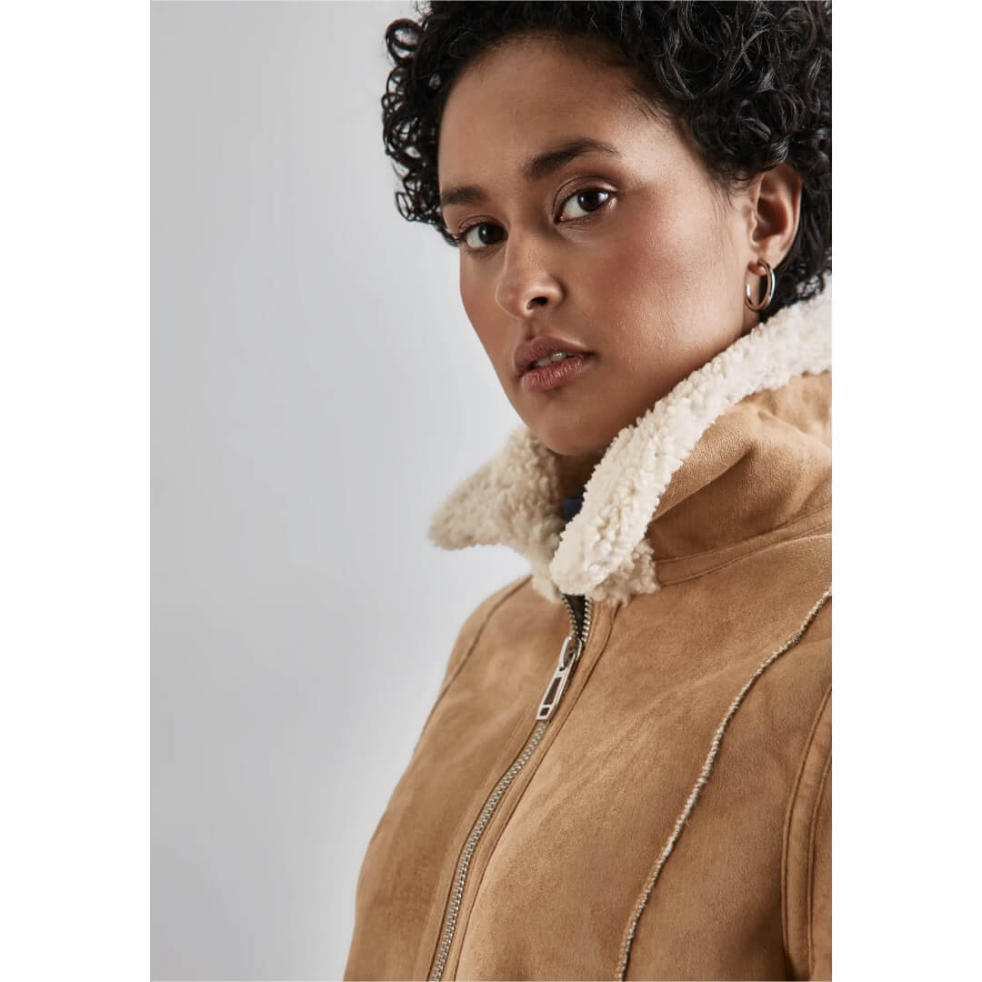 Street One kelsitakki, beige - Moment.fi