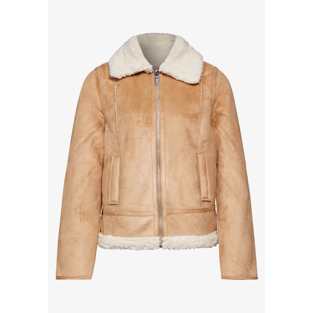 Street One kelsitakki, beige - Moment.fi