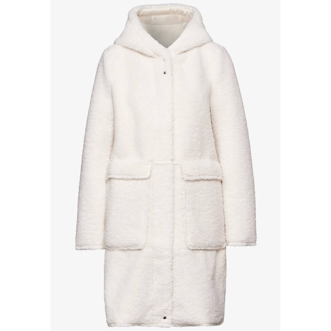 Street One takki teddy, luonnonvalkoinen - Moment.fi