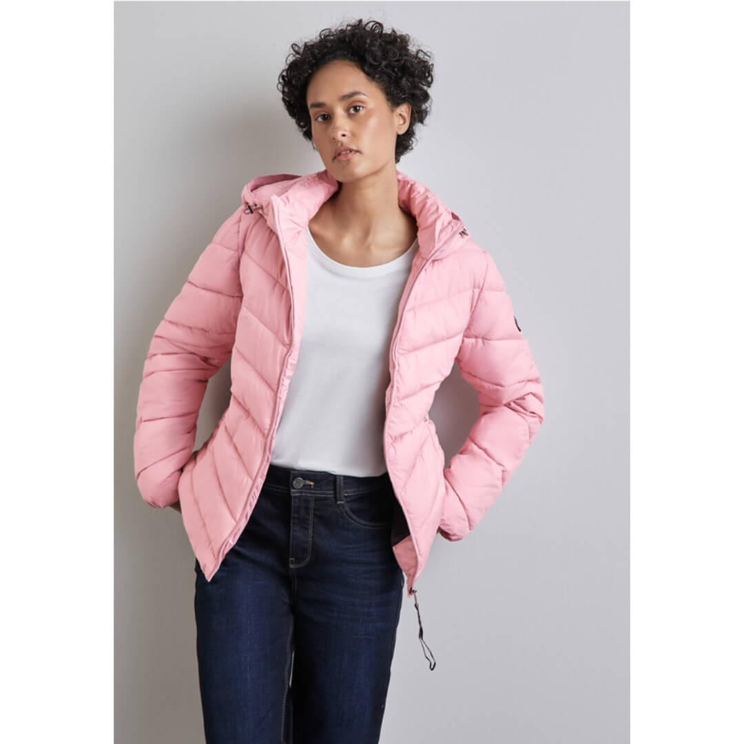 Street One kevyttoppatakki, vaaleanpunainen - Moment.fi