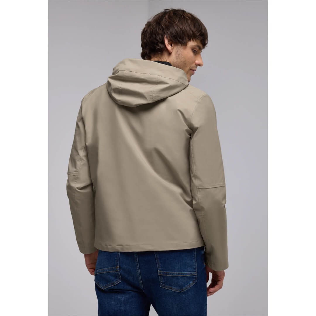 Street One takki hupullinen, beige - Moment.fi