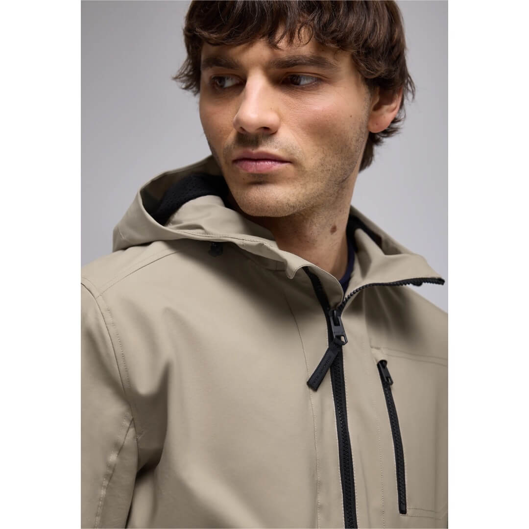 Street One takki hupullinen, beige - Moment.fi