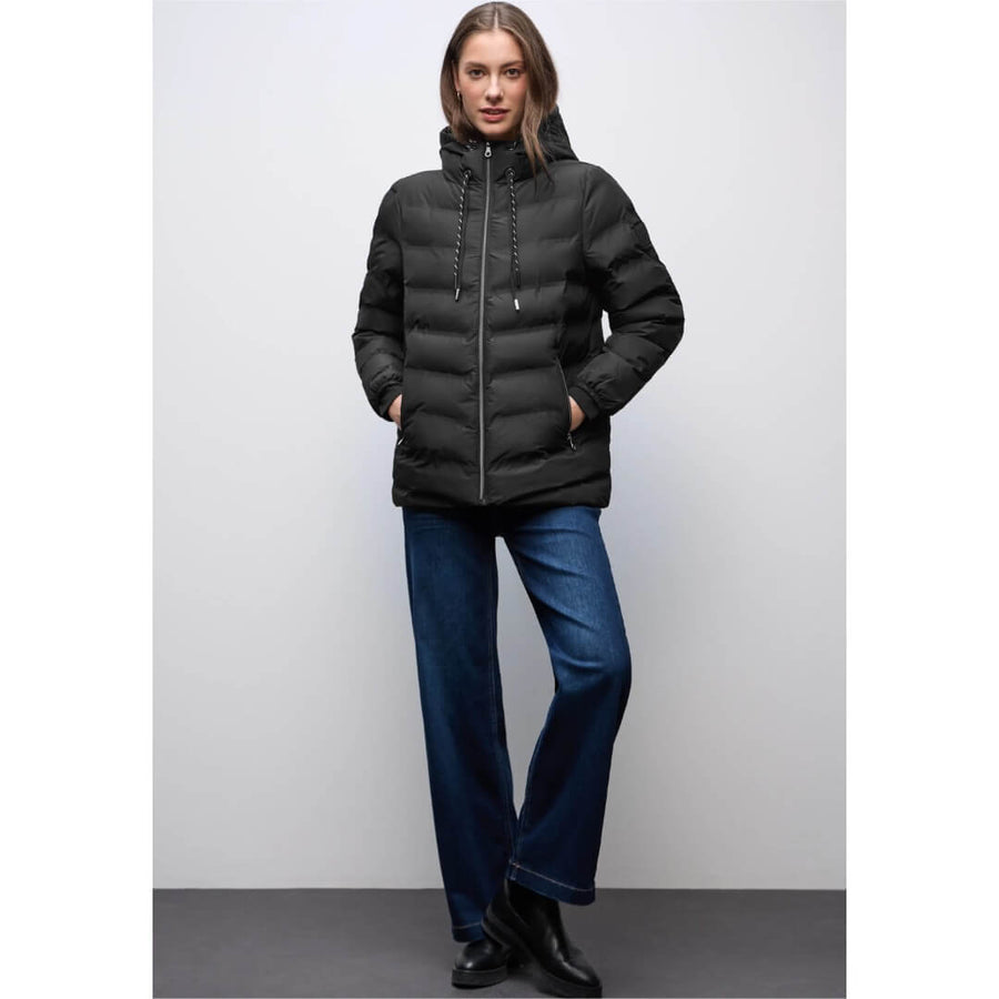 Street One toppatakki lyhyt, musta - Moment.fi