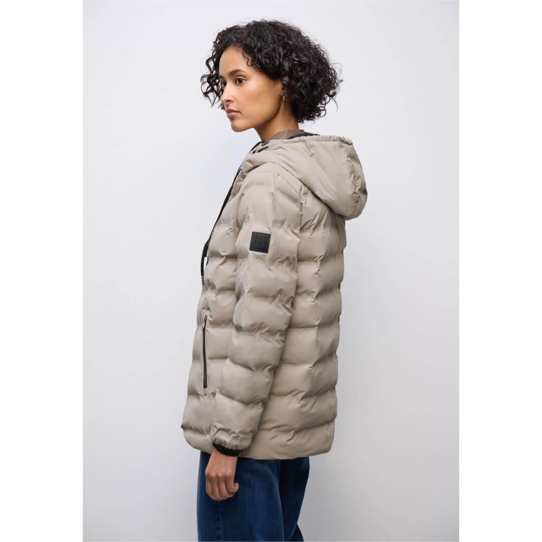 Street One toppatakki lyhyt, beige - Moment.fi