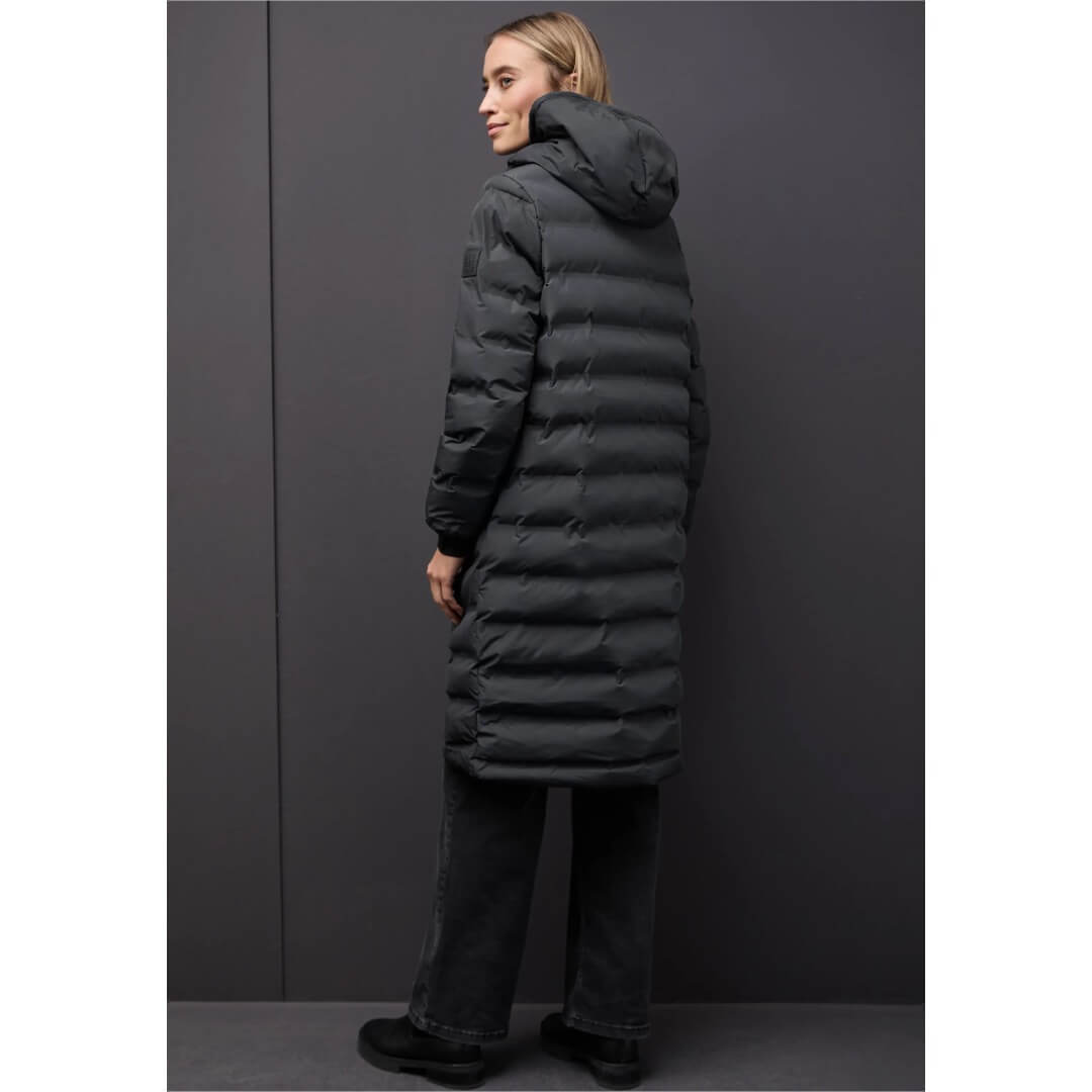 Street One toppatakki pidempi, tummansininen - Moment.fi