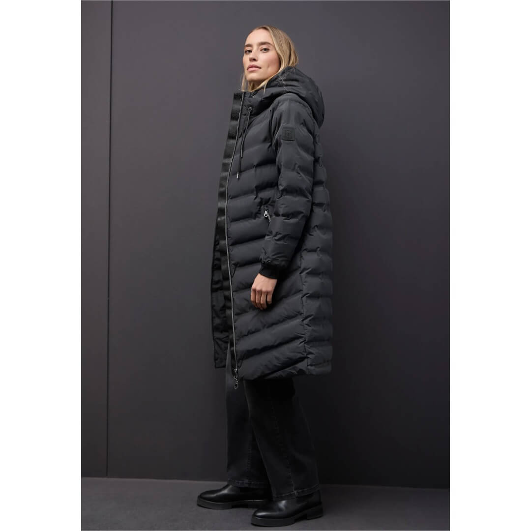 Street One toppatakki pidempi, tummansininen - Moment.fi