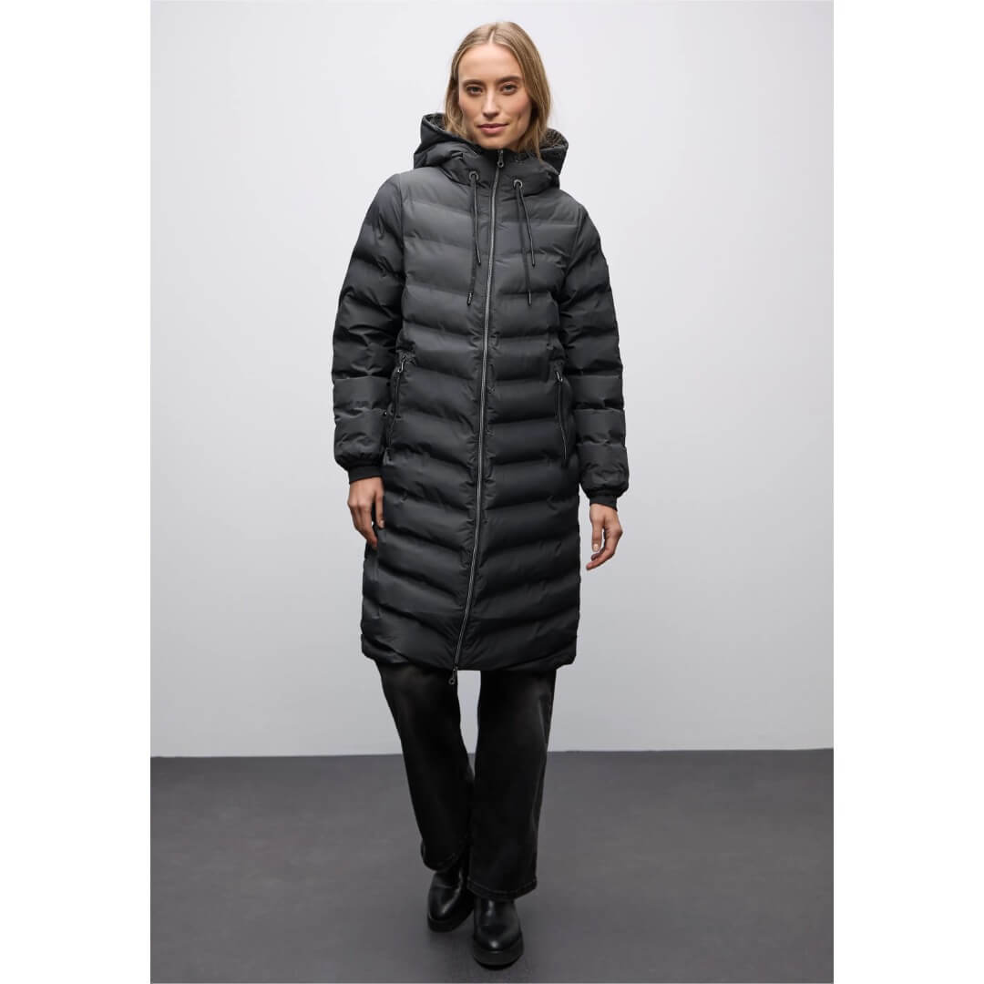 Street One toppatakki pidempi, tummansininen - Moment.fi