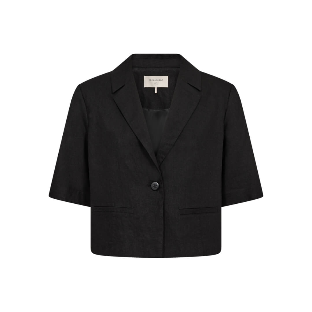 Freequent pellavajakku, musta - Moment.fi