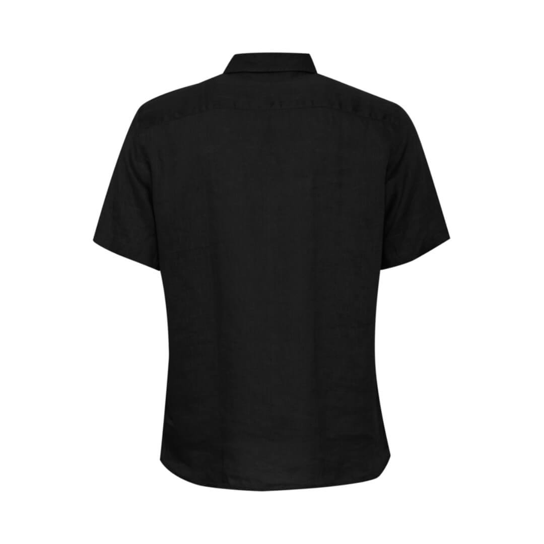 Casual Friday pellavapaita 1/2, musta - Moment.fi