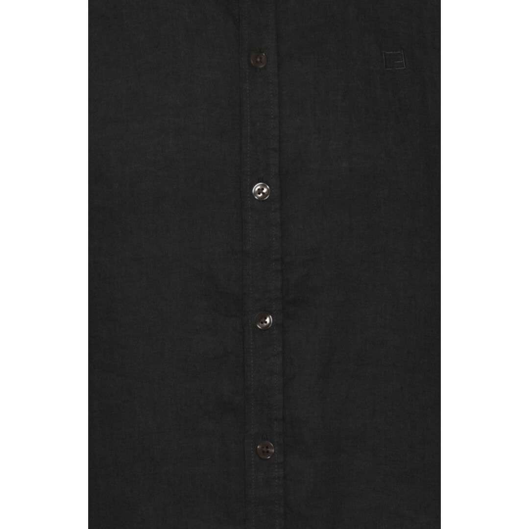 Casual Friday pellavapaita 1/2, musta - Moment.fi