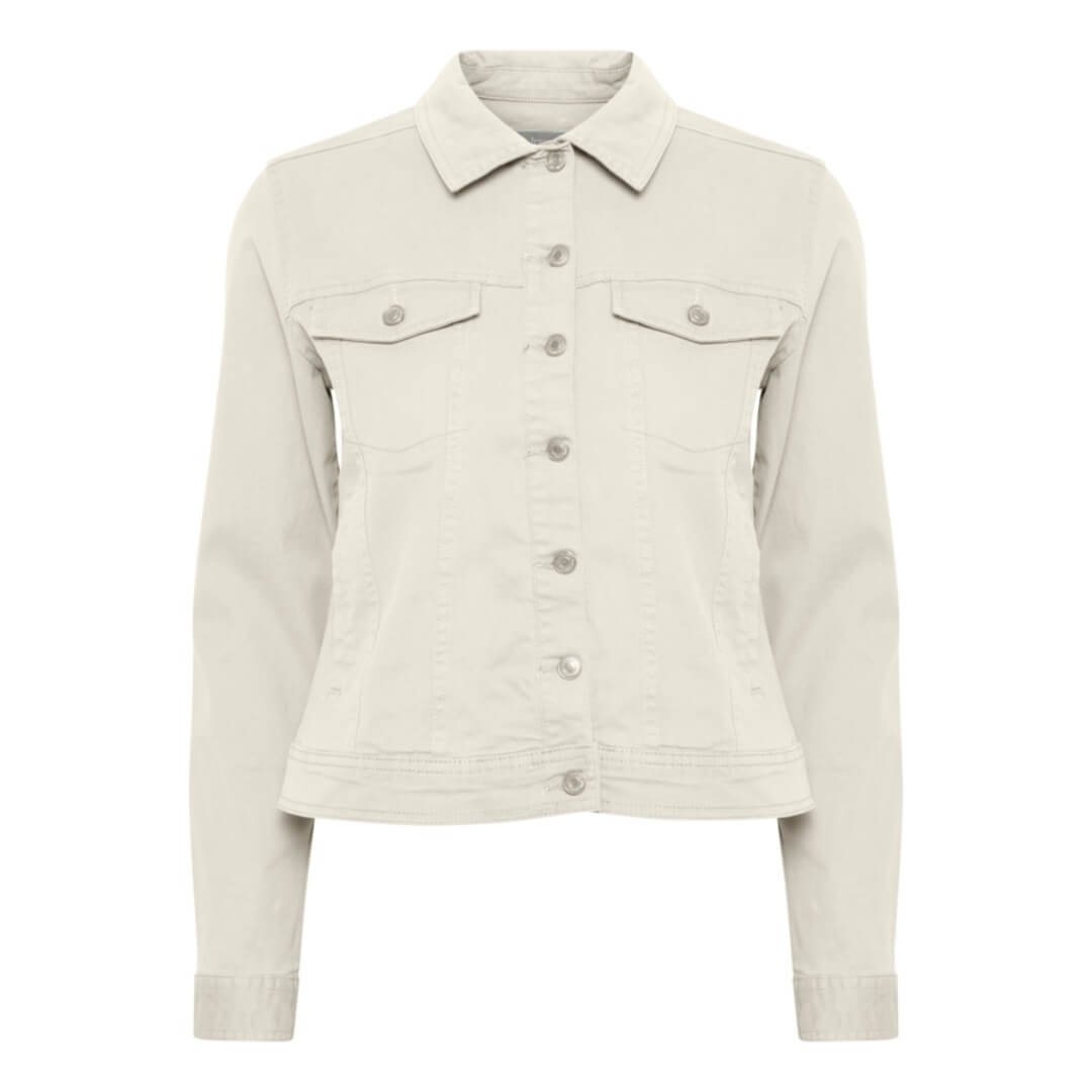 Fransa farkkutakki stretch, luonnonvalkoinen - Moment.fi