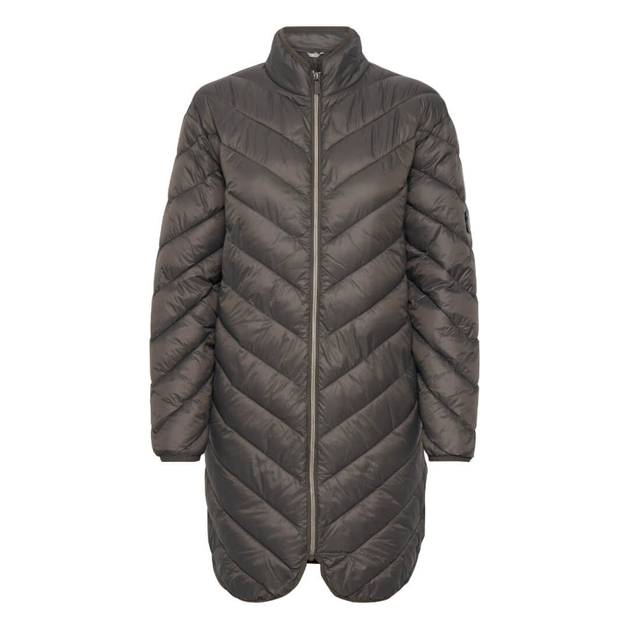 Fransa kevyttoppatakki, harmaa - Moment.fi