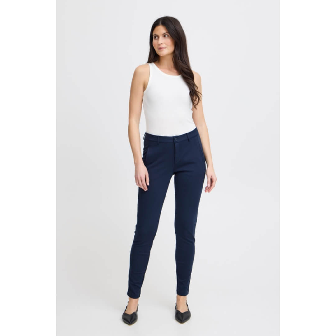 Fransa trikootoppi, valkoinen - Moment.fi