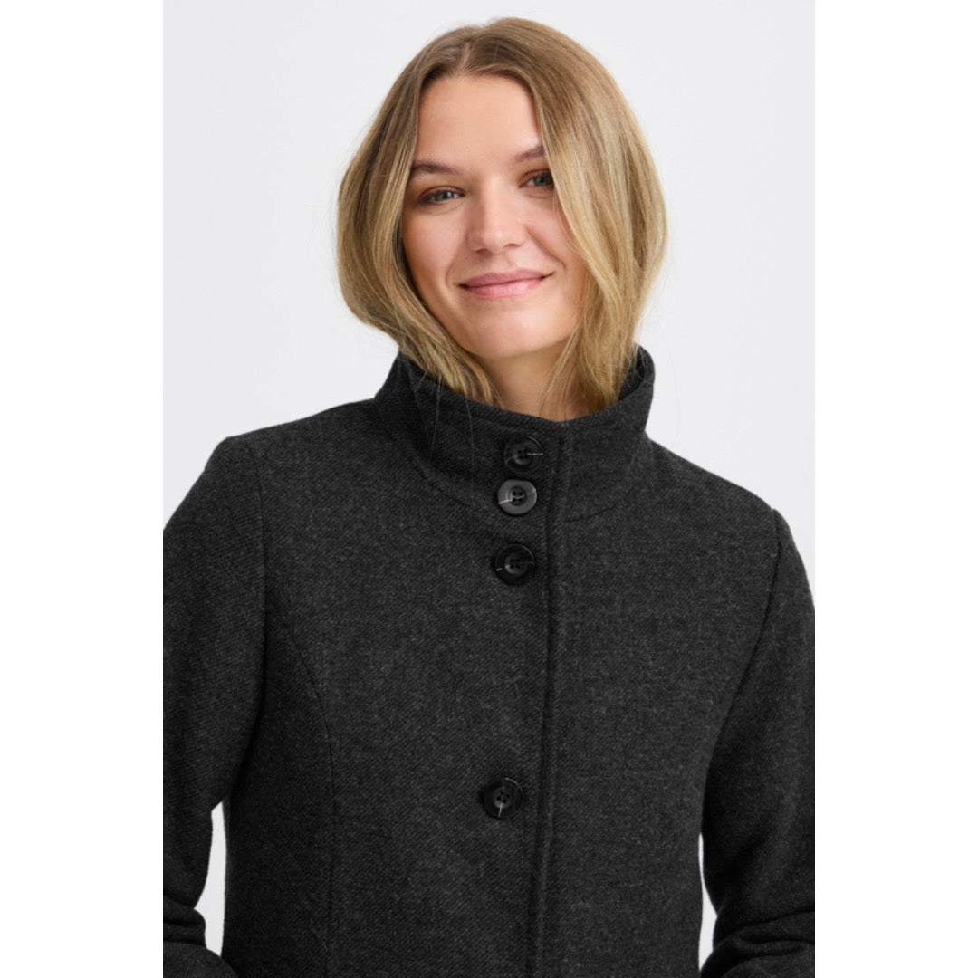 Fransa villakangastakki, harmaa - Moment.fi