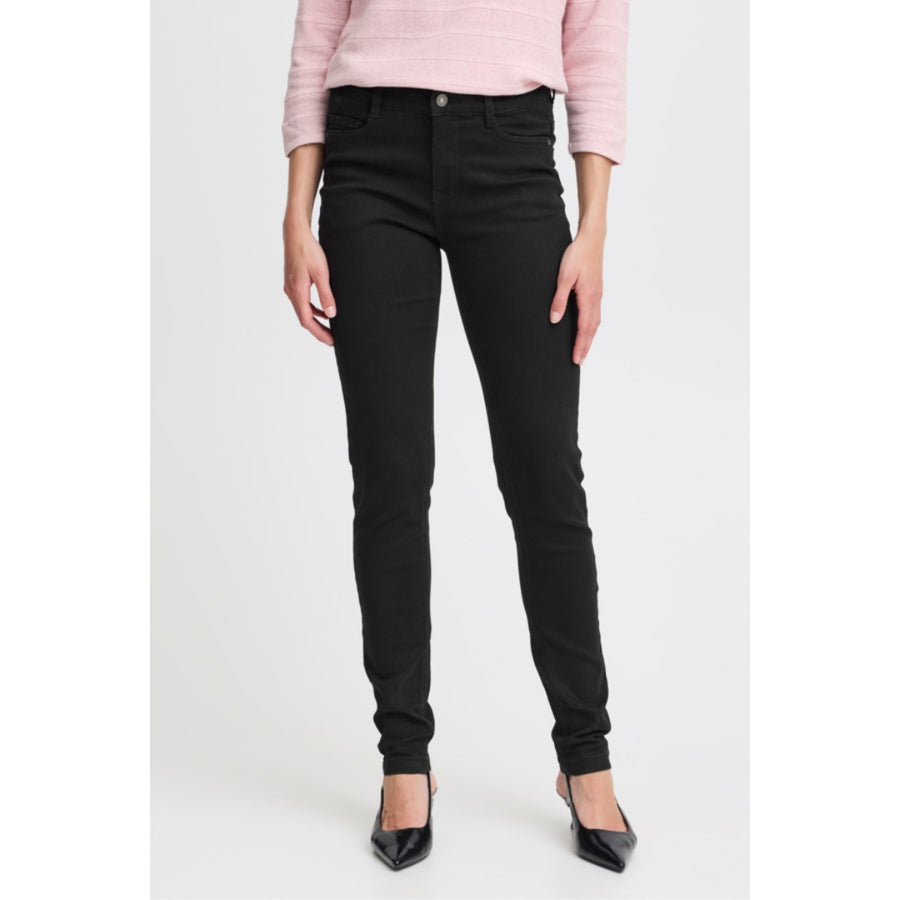 Fransa jeggings, musta - Moment.fi