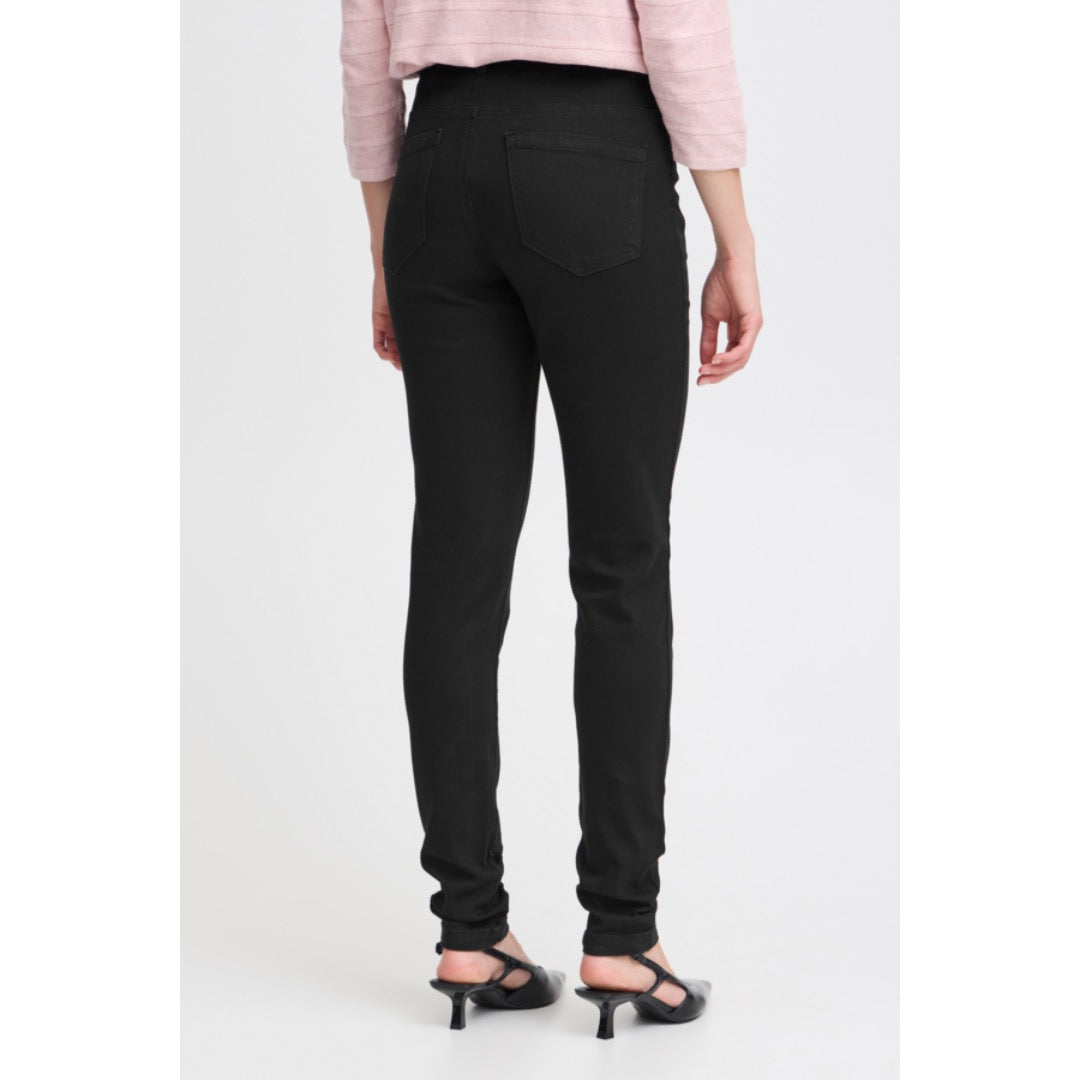 Fransa jeggings, musta - Moment.fi