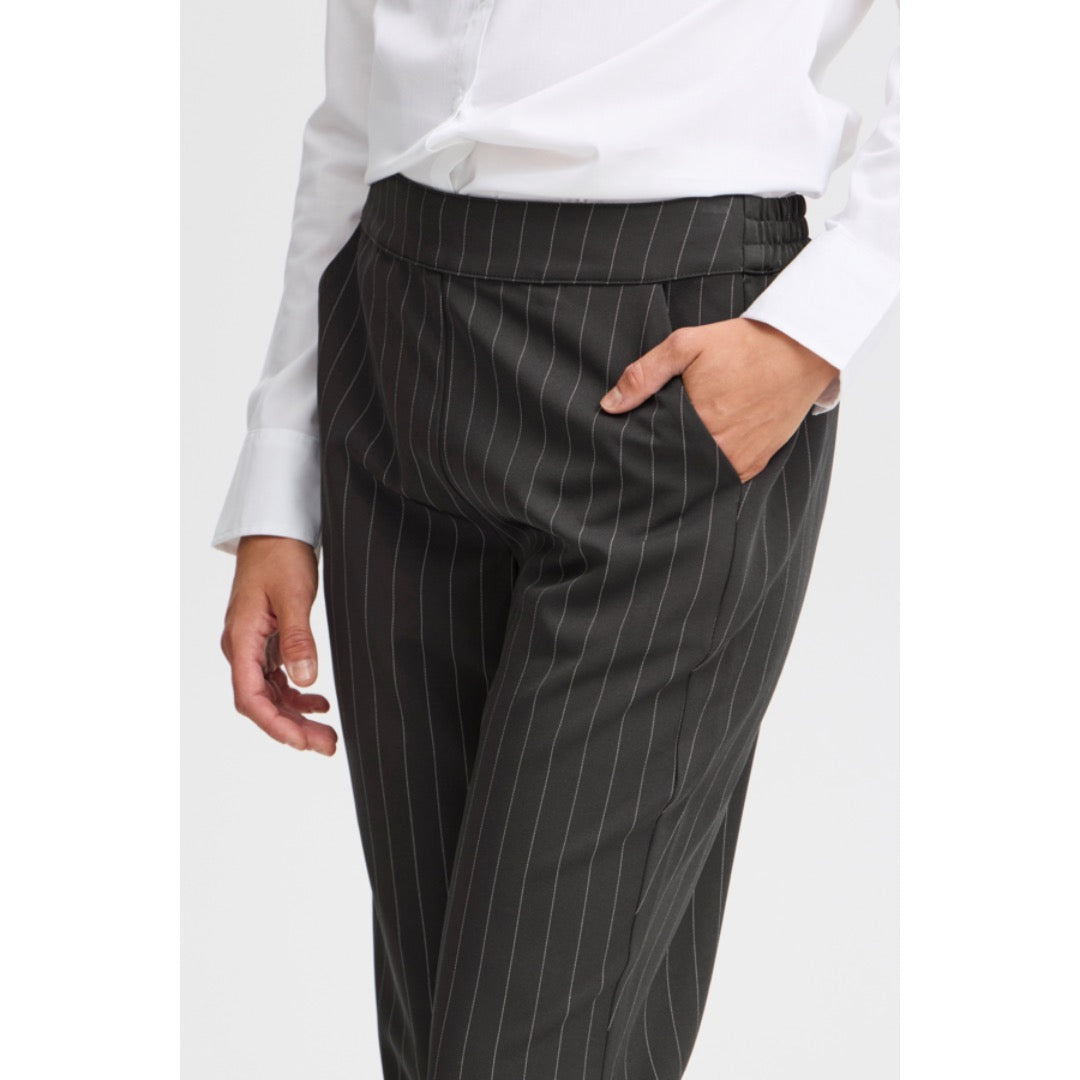 Fransa liituraitahousu, musta - Moment.fi