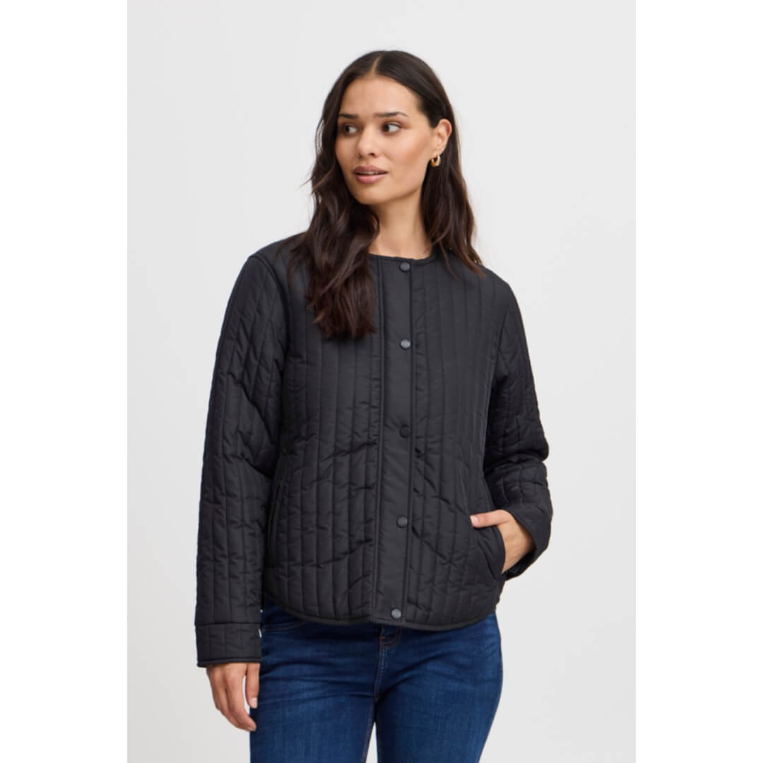 Fransa tikkitakki, musta - Moment.fi