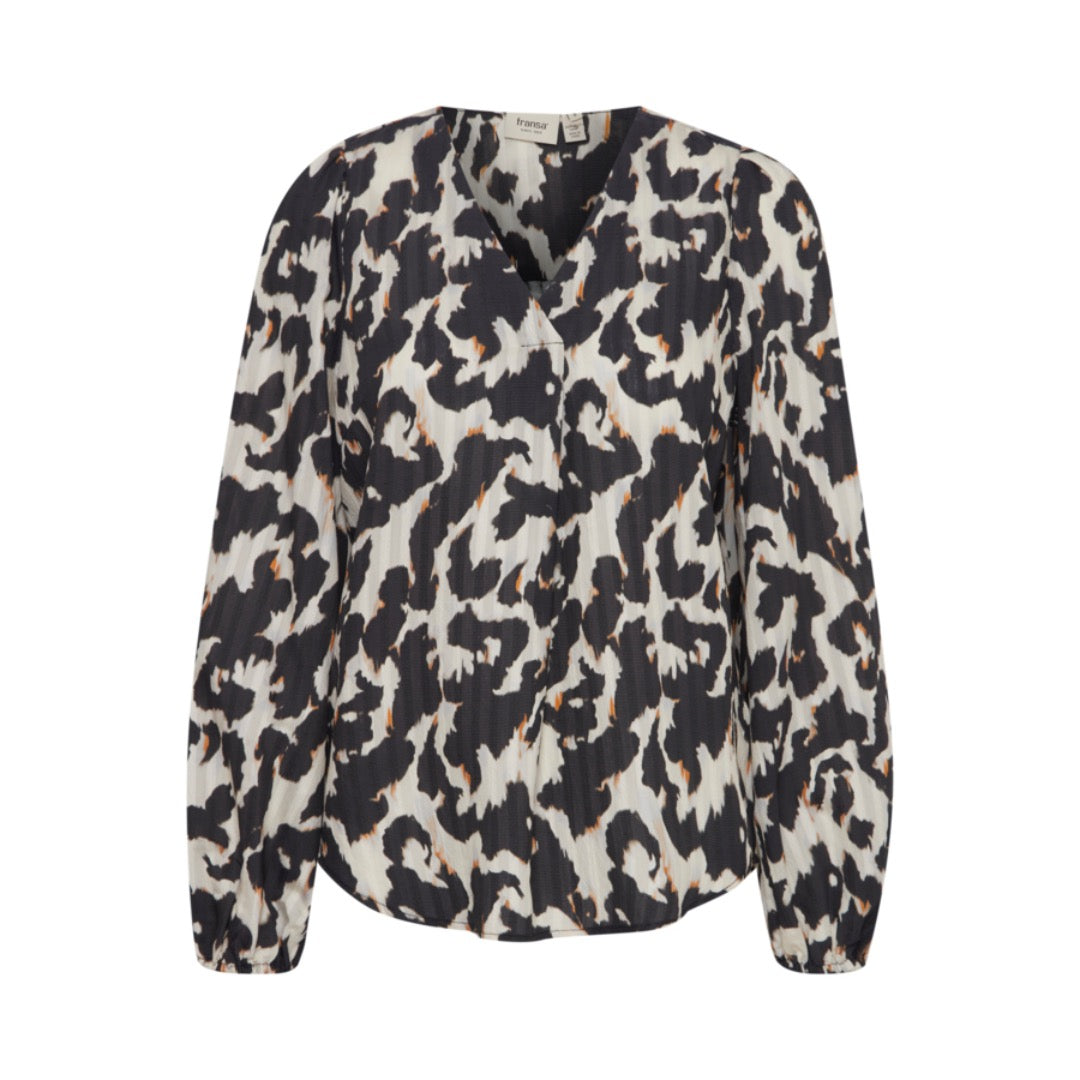 Fransa kuosipaita, musta - Moment.fi