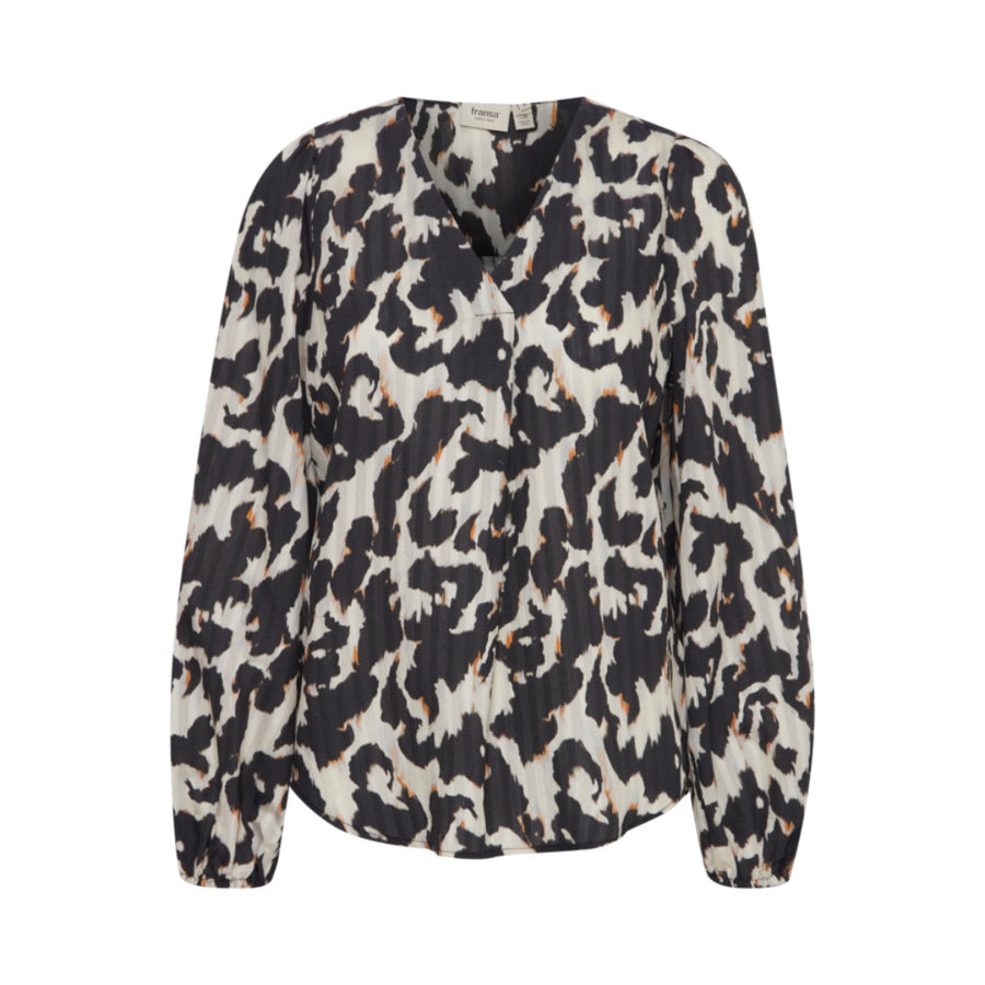 Fransa kuosipaita, musta - Moment.fi