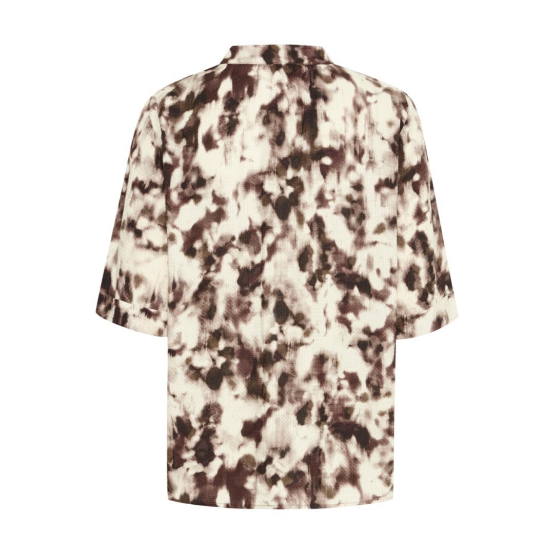 Fransa kuosipaita, ruskea - Moment.fi