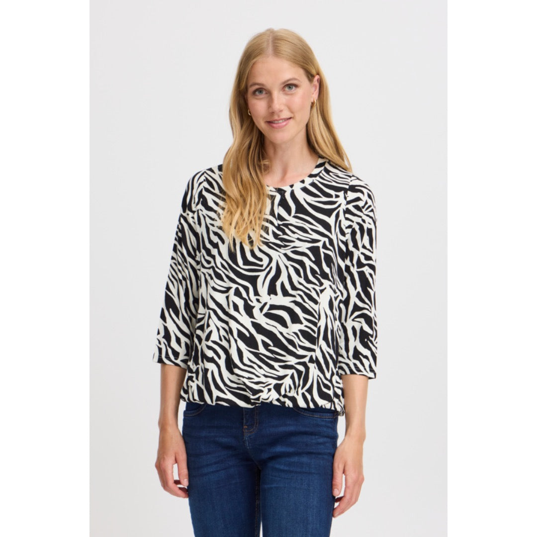 Fransa kuositrikoo 3/4, musta - Moment.fi