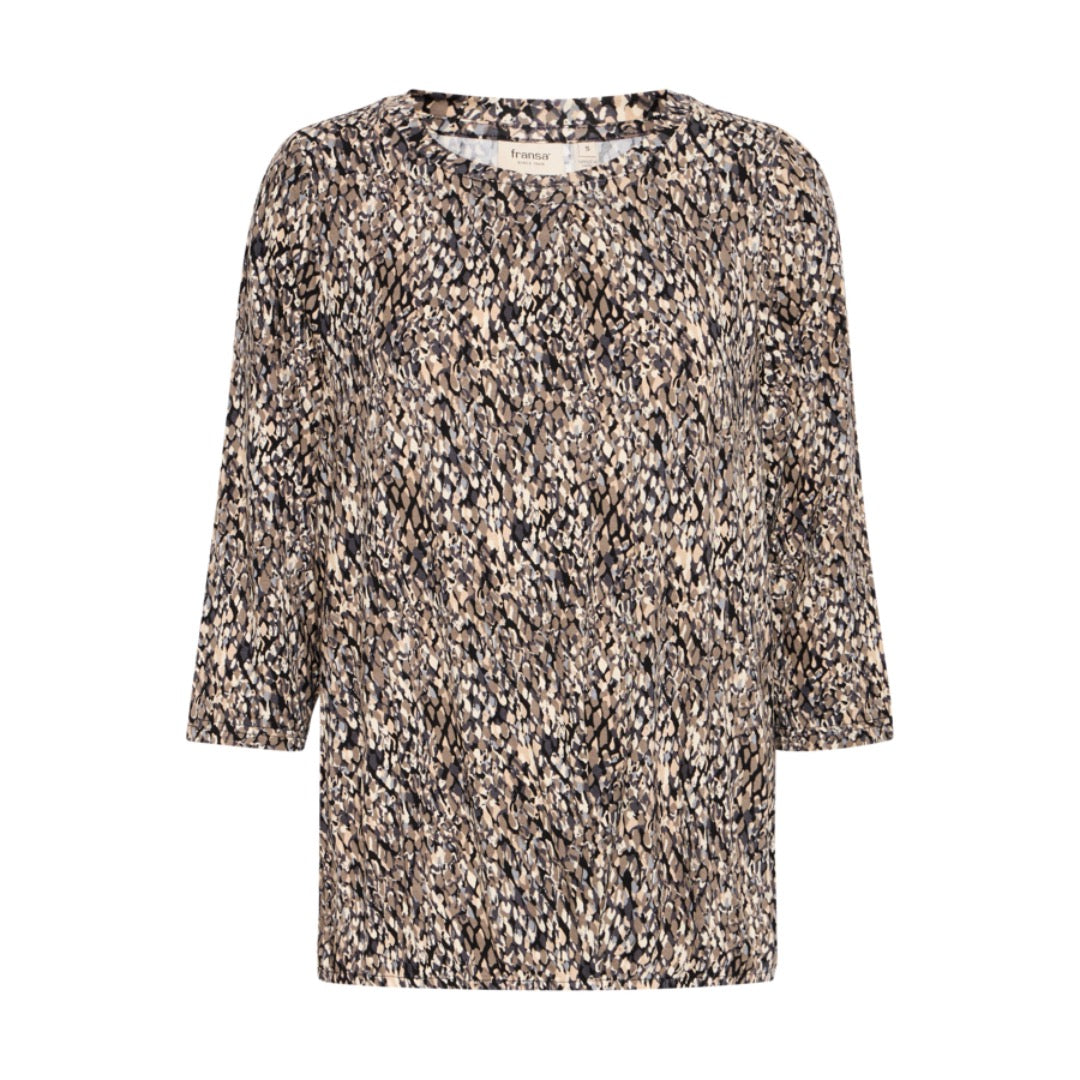 Fransa kuositrikoo 3/4, ruskea - Moment.fi