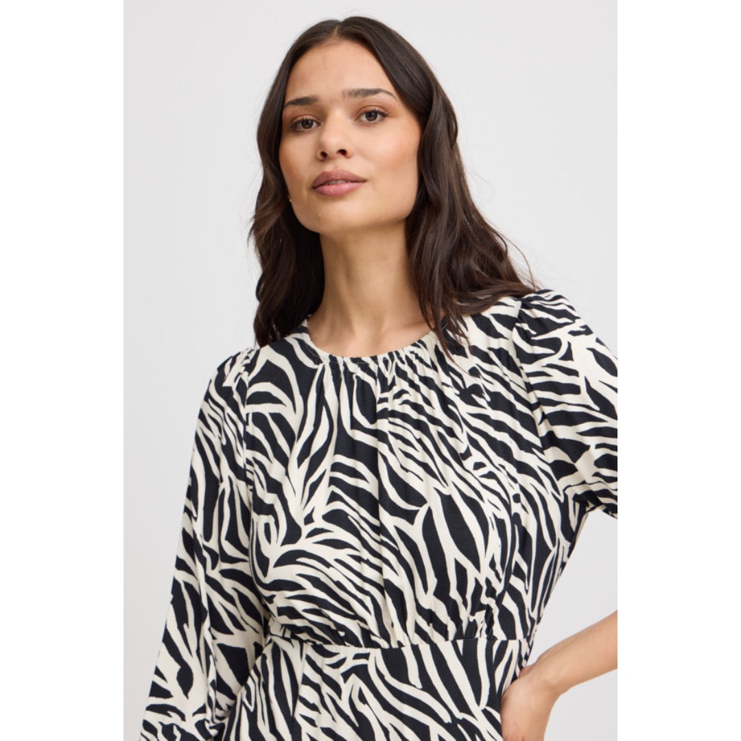 Fransa kuosimekko, musta - Moment.fi