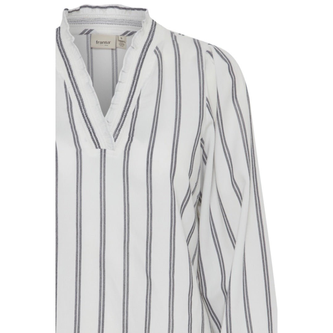 Fransa raitapaita, valkoinen - Moment.fi