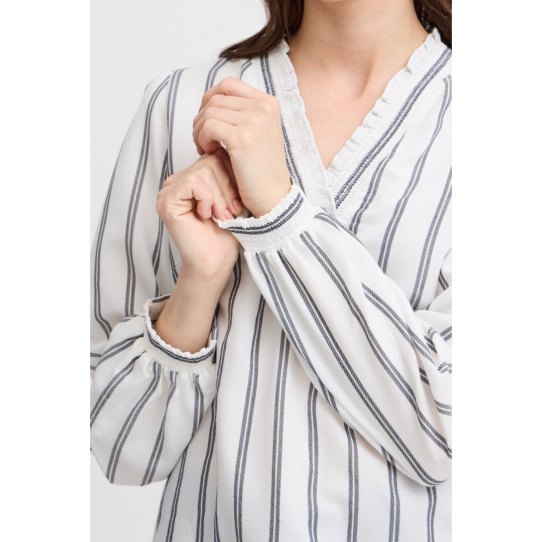 Fransa raitapaita, valkoinen - Moment.fi