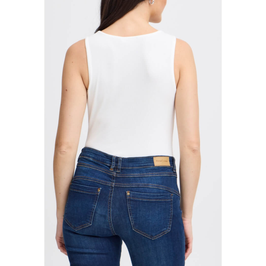 Fransa pitsitoppi, valkoinen - Moment.fi