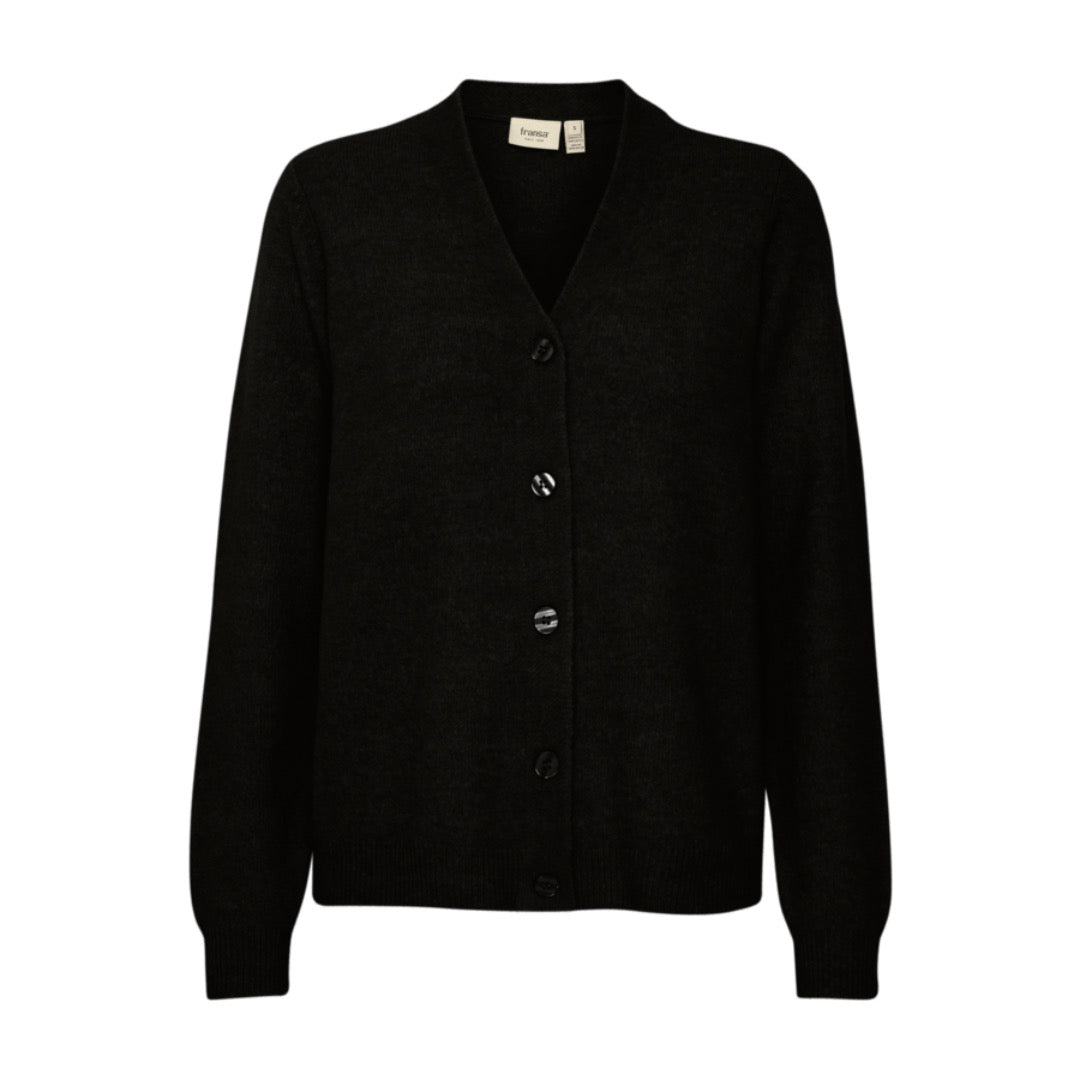 Fransa neuletakki, musta - Moment.fi