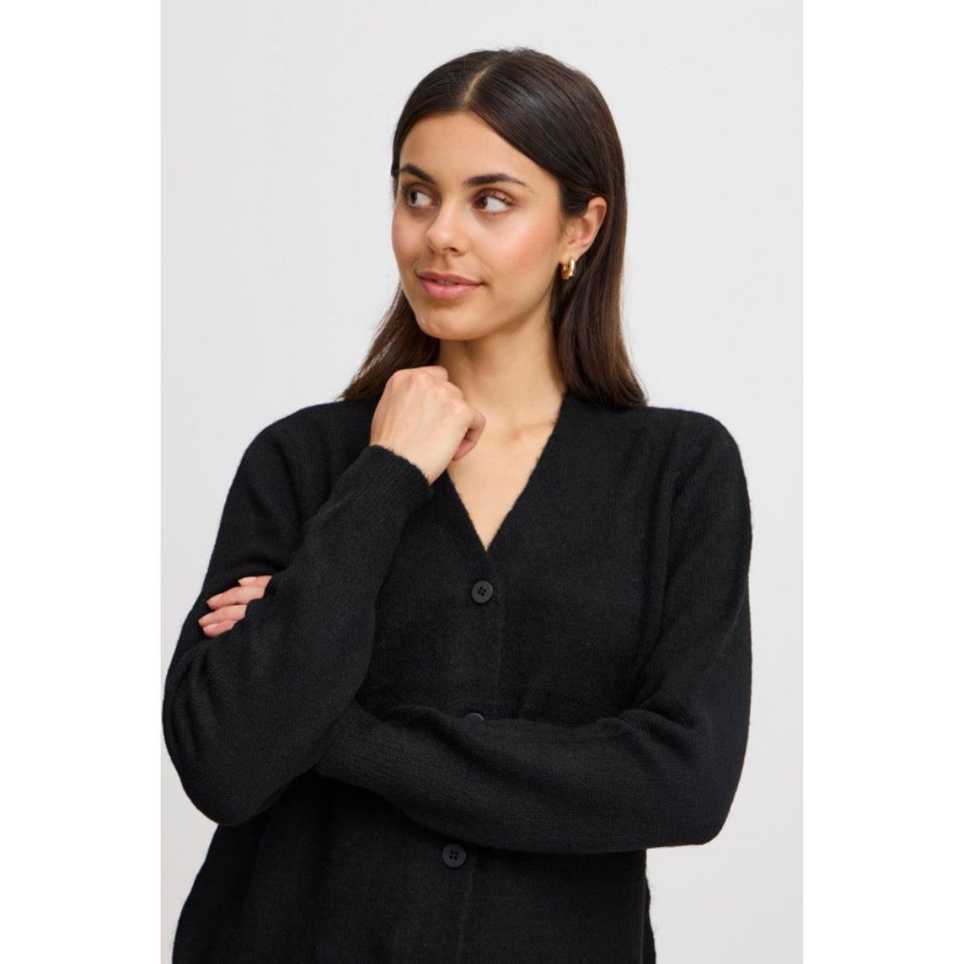 Fransa neuletakki, musta - Moment.fi