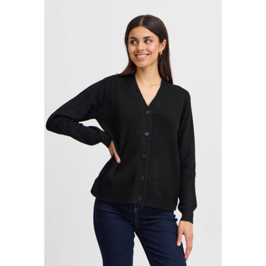 Fransa neuletakki, musta - Moment.fi