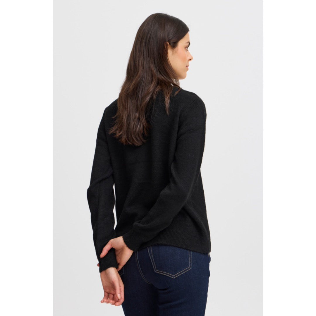 Fransa neuletakki, musta - Moment.fi