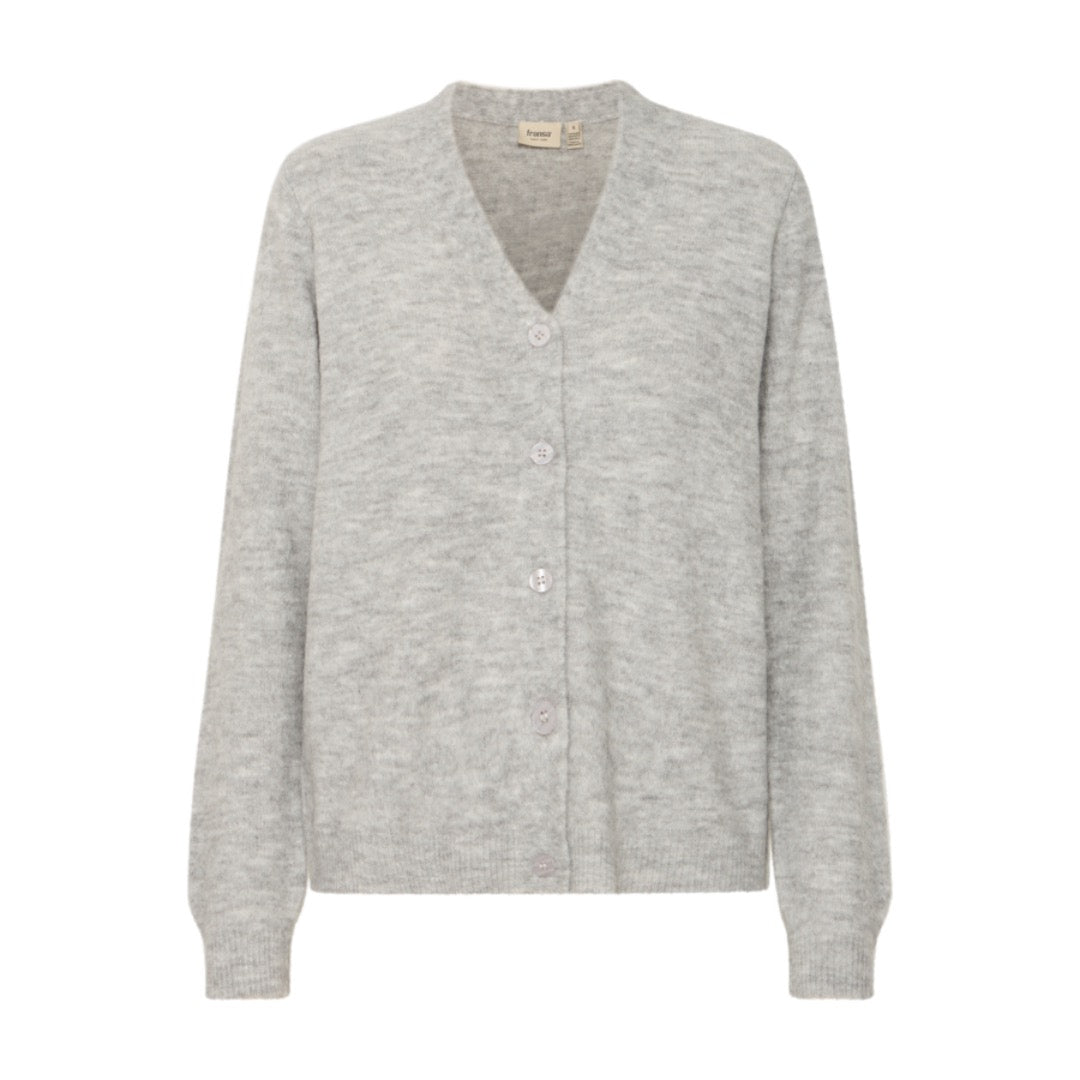 Fransa neuletakki, vaaleanharmaa - Moment.fi